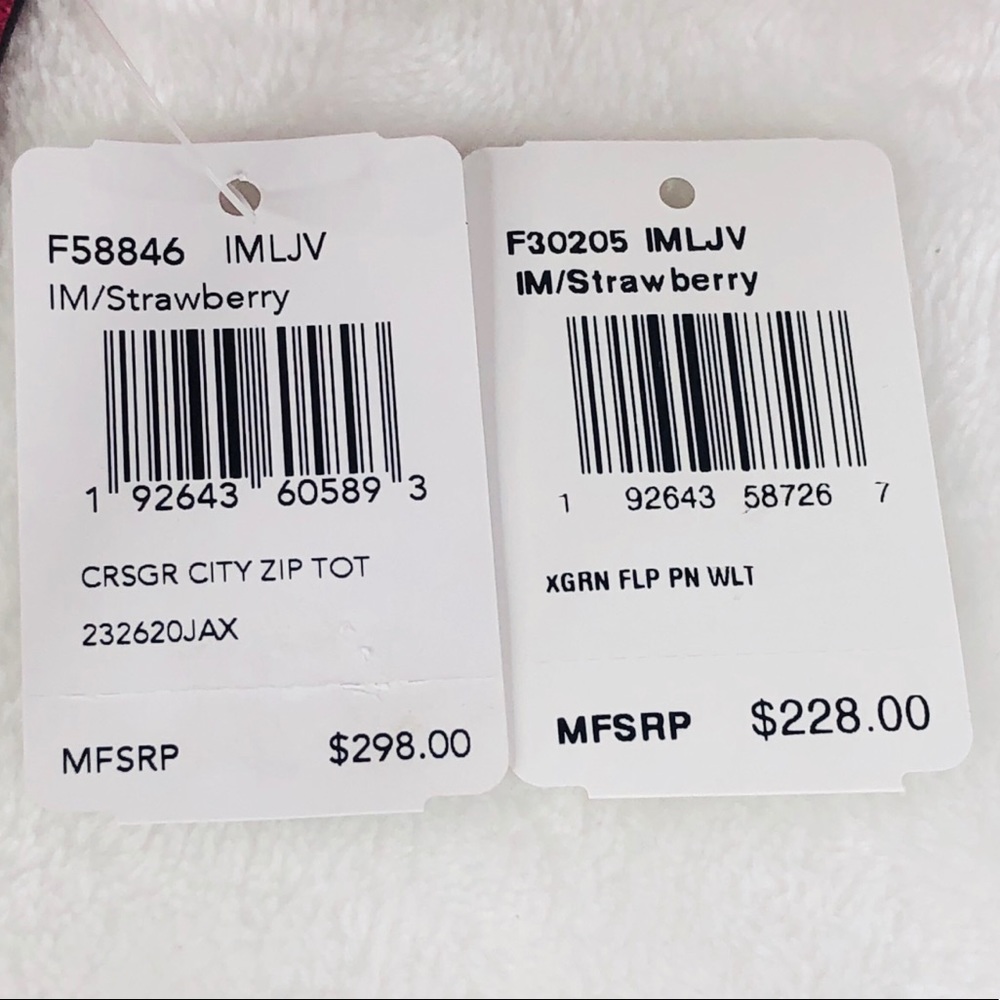 2PCS Coach City Zip Top Tote Wallet Set - Picture 8 of 8